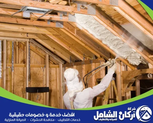 طريقة العزل بالفوم بالخبر خزانات معزولة بالفوم بواسطة شركة عزل فوم بالخبر لحماية من التسرب والرطوبة