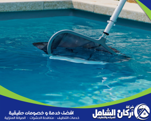 طريقة تنظيف المسابح من الغبار