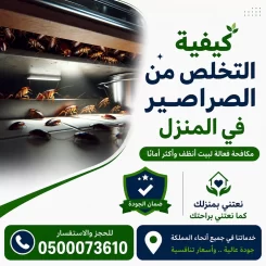 كيفية التخلص من الصراصير في المنزل