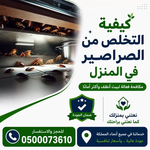 كيفية التخلص من الصراصير في المنزل